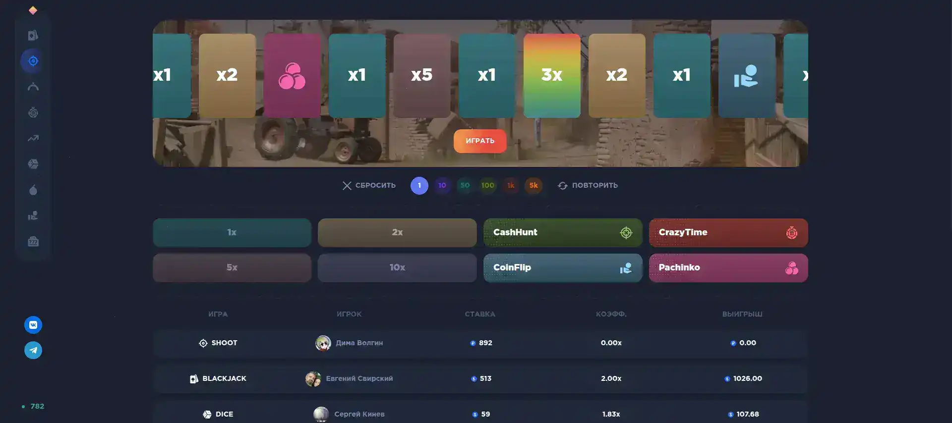 Бонусы и акции в казино Jozz